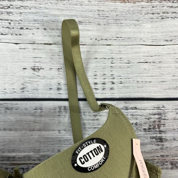 Mamia Lingerie Bra size 34C Olive Green Fit Style Comfort Underwire BR4337P3 - Picture 6 of 9